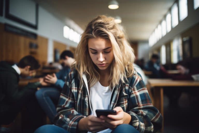 Woman on Mobile Phone